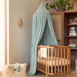 Ciel de lit vintage Sea Green (245 cm)