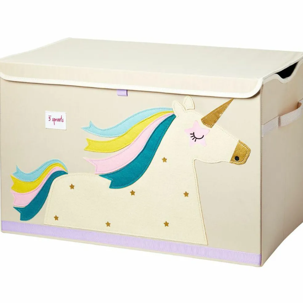 Coffre à jouets Licorne