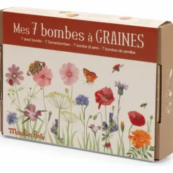 Coffret 7 bombes à graines Le jardin du Moulin
