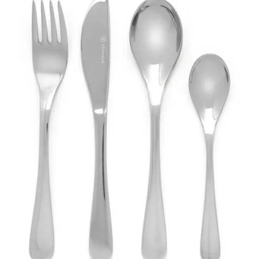 Coffret 4 couverts enfant lisses personnalisable - Reconditionné