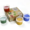 Coffret Aki peinture aux doigts naturelle et vegan (assort. 4 pots)