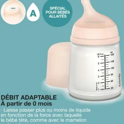 Coffret biberon Zéro Zéro 180 ml + 1 sucette symétrique SX PRO - Reconditionné