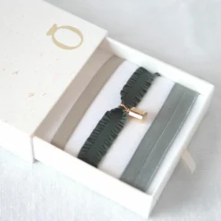 Coffret bracelets Mon Petit Poids Vert (personnalisable)