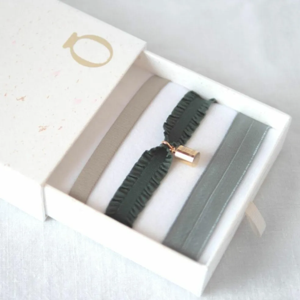 Coffret bracelets Mon Petit Poids Vert (personnalisable)