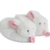 Coffret chaussons hochet Mon tout petit lapin rose (0-6 mois)