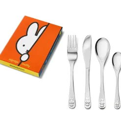 Coffret couverts Lapin Miffy personnalisable (4 pièces)