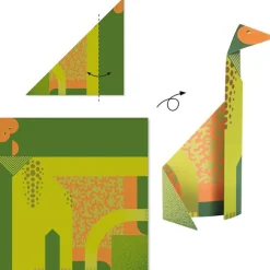 Coffret créatif Origami Dinosaures