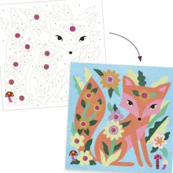 Coffret créatif Sables colorés phosphorescents Garden lights