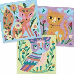 Coffret créatif Sables colorés phosphorescents Garden lights