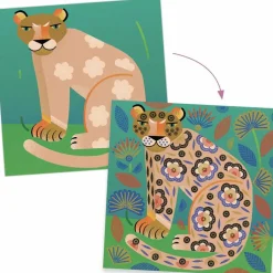 Coffret créatif Tampons Motifs et pelages