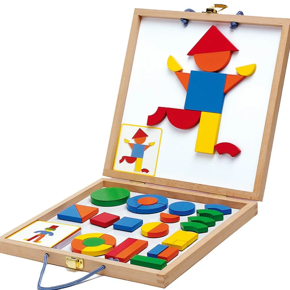 Coffret de jeu magnétique Géoforme (42 pièces)