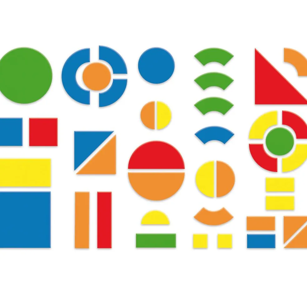 Coffret de jeu magnétique Géoforme (42 pièces)