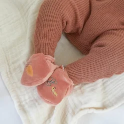 Coffret de naissance chaussons et bracelet sonore Lapin