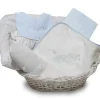 Coffret de naissance corbeille bleu (personnalisable)