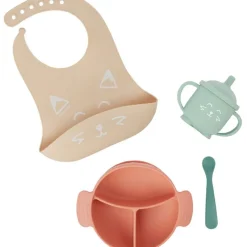 Coffret de repas Learn'Isy renard (4 pièces)