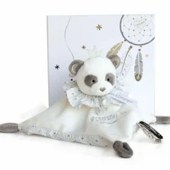 Coffret doudou plat Panda Attrape-rêves