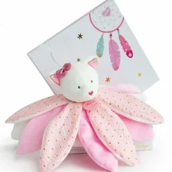 Coffret doudou pétales Chat Attrape-rêves