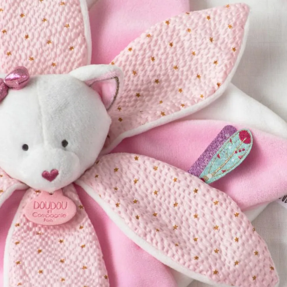 Coffret doudou pétales Chat Attrape-rêves