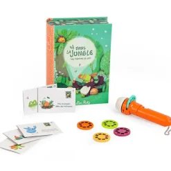 Coffret lampe à histoires Dans la Jungle