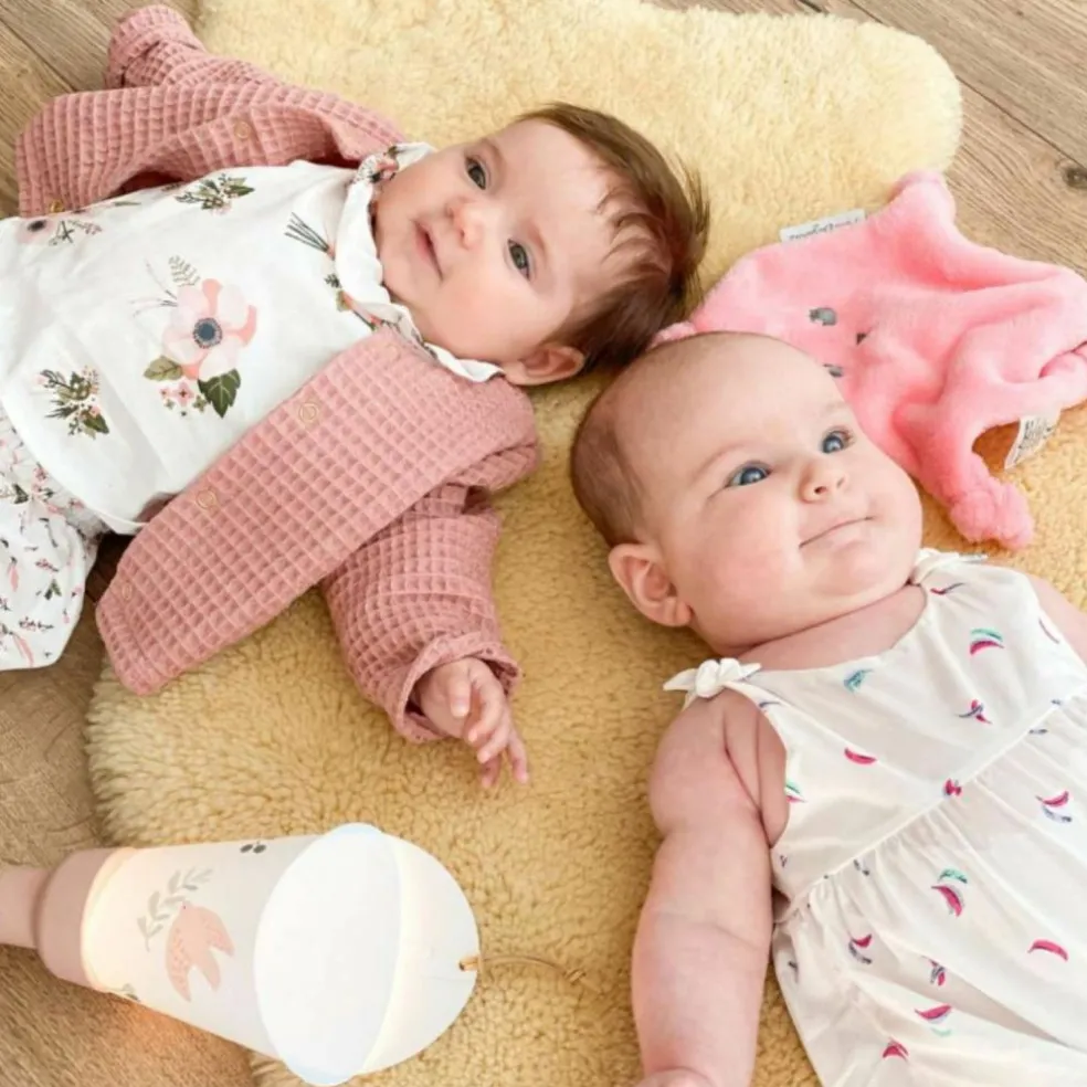 Coffret lampe nomade 5 en 1 Paloma-Rose poudré