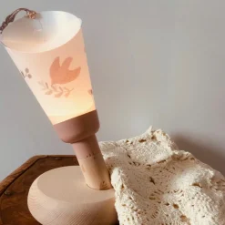 Coffret lampe nomade 5 en 1 Paloma-Rose poudré