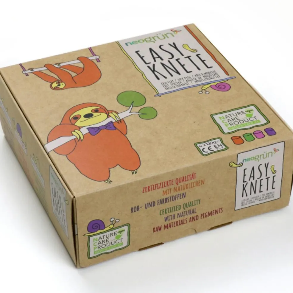 Coffret Loki pâte à modeler naturelle et vegan (assort. 4 pots)