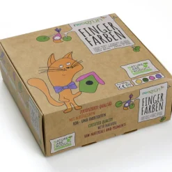 Coffret Luka peinture aux doigts naturelle et vegan (assort. 4 pots)