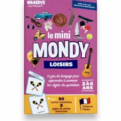 Coffret Mini Mondy (jeu de langage autour des loisirs)