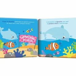 Coffret Mon premier livre de bain Hugo le dauphin