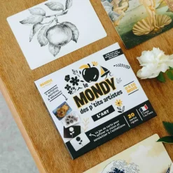Coffret Mondy des P'tits Artistes (20 cartes constratées en noir & blanc)