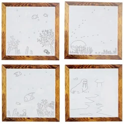 Coffret peinture magique à l'eau océan