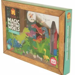 Coffret peinture magique à l'eau dinosaure