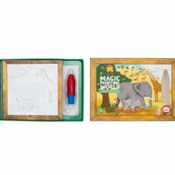 Coffret peinture magique à l'eau safari aventures