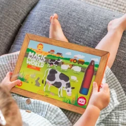 Coffret peinture magique à l'eau ferme