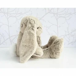 Coffret peluche Lapin Copains calins beige (50 cm)