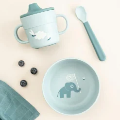 Coffret premier repas Elphee Bleu (3 pièces)