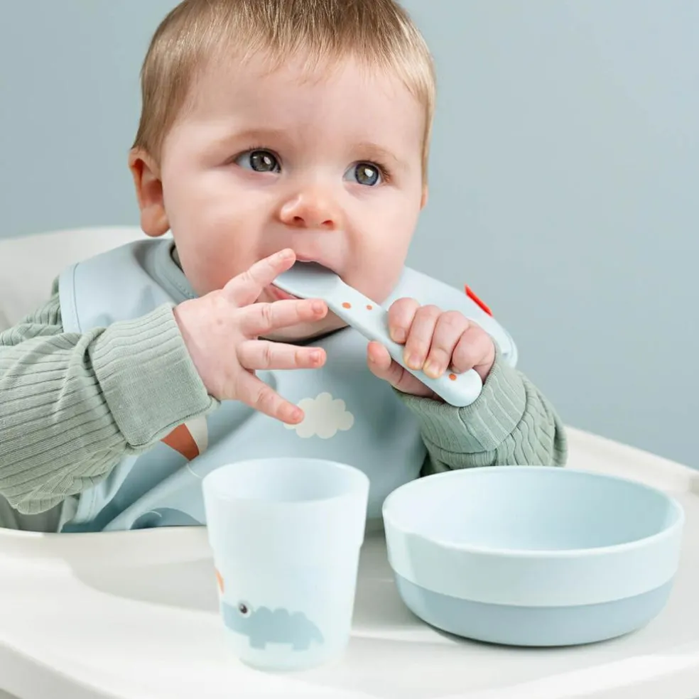 Coffret premier repas Foodie Playground rose