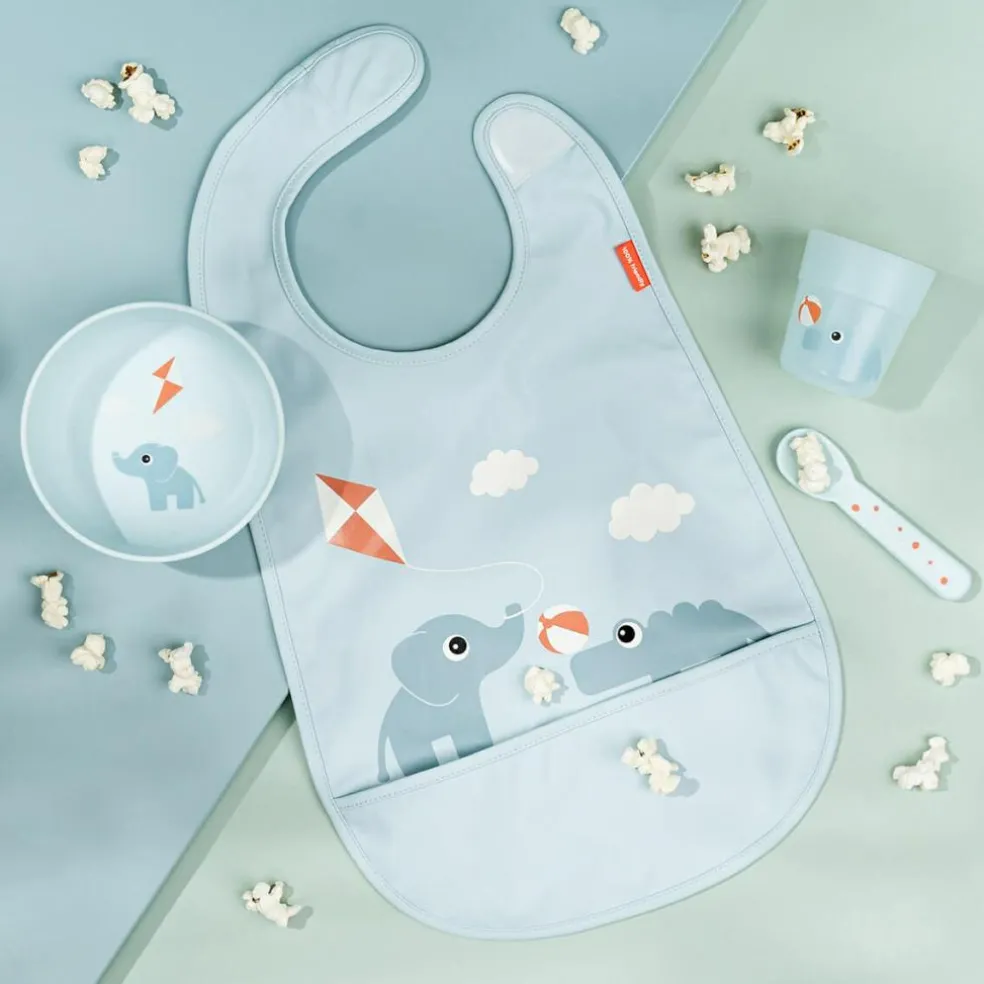 Coffret premier repas Foodie Playground bleu