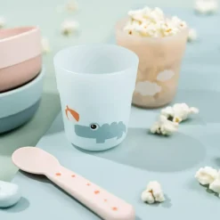 Coffret premier repas Foodie Playground bleu