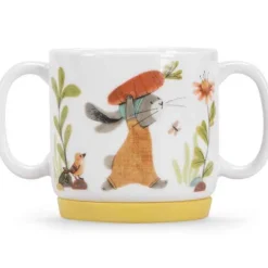 Coffret repas en porcelaine Trois petits lapins (3 pièces)