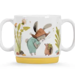 Coffret repas en porcelaine Trois petits lapins (3 pièces)