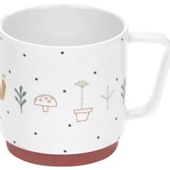 Coffret repas en porcelaine rose Garden Explorer (3 pièces)