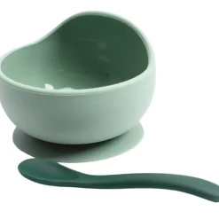 Coffret repas en silicone Vert Sauge-Vert Sapin (2 pièces)