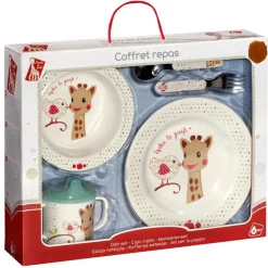 Coffret repas Kiwi de Sophie la girafe (5 pièces)