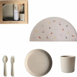 Coffret repas Round Vanilla (4 pièces)