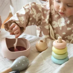 Coffret repas silicone Barbe à papa (4 pièces)