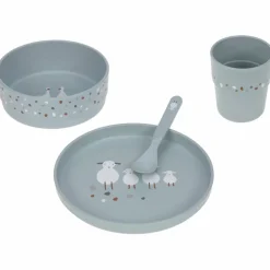 Coffret repas Tiny Farmer mouton et oie bleu