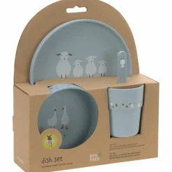 Coffret repas Tiny Farmer mouton et oie bleu