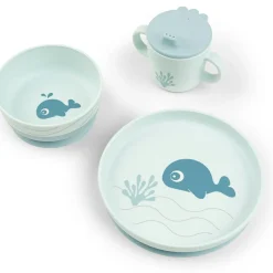 Coffret repas Wally Bleu (3 pièces) - Reconditionné