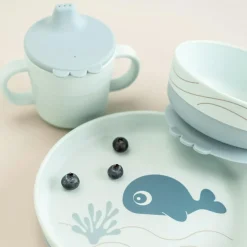 Coffret repas Wally Bleu (3 pièces)